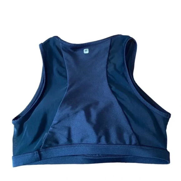 Fabletics Mesh Black Athletic Bra Large - Picture 4 of 4